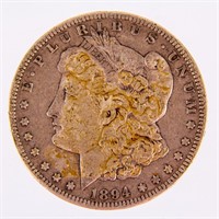 Coin 1894 S Morgan Silver Dollar Nice! Scarce!