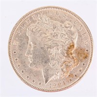 Coin 1904 Morgan Silver Dollar Gem BU
