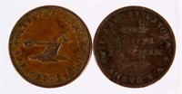 Coin 1834 & 1835 Early Store Tokens Merchant