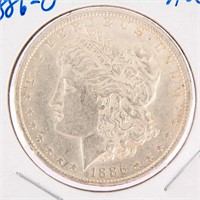 Coin 1886 O Morgan Silver Dollar AU