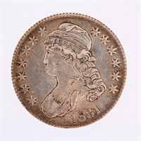 Coin 1831 Bust Silver Half Dollar Graded Nice!