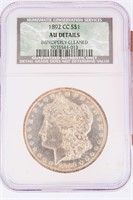 Coin 1892 CC Morgan Silver Dollar NGC AU Details