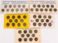 Coin Silver War Time Collection 5 Sets