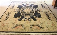 ROOM SIZE AUBUSSON, THICK PILE, 8' 10" X 10' 1"