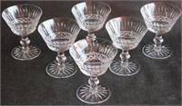 SET OF 6 WATERFORD SHERBETS 4 1/2" H