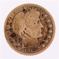 Coin 1913 P Barber Half Dollar In Good   Rare!