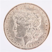 Coin 1891 P Morgan Silver Dollar Choice