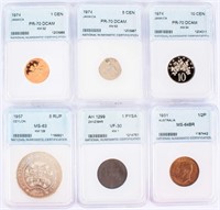 Coin Certified World Coins NNC
