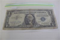 $1 bill silver certificate