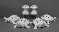 White Figural Porcelain Grouping