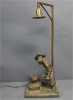 Early 20th Century Figural Table Lamp