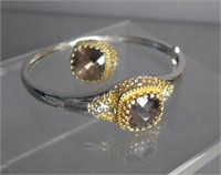 Sterling Silver Bracelet & Ring Set