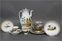 Antique Old Paris Porcelain Servingware Grouping