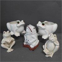 Ceramic Frog Grouping