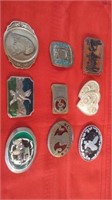 Collection of belt buckles