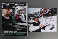2011 Jets Yearbook and Rex Ryan Autographed Photo