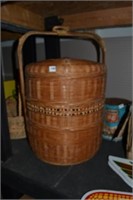 Antique 3 Tier Wedding Basket