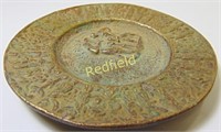 Antique Middle Eastern Brass Plate