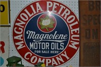 Vintage Magnolia Petroleum Sign