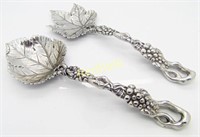 Arthur Court 1997 Grape Leaf Serving Set