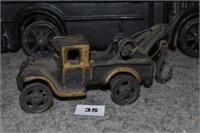 Antique Cast Iron Tow Truck