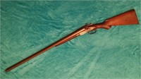 Antique J. Manton double barrel shotgun