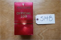 FIOCCHI OFFICIAL 320 - .22LR AMMO - 40 GRAIN