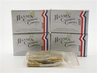 (4) boxes of Hansen Cartridge Company 7x57 17