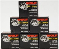 (6) boxes of Wolf Performance Ammunition
