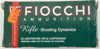 Box of Fiocchi .223 Remington 55gr FMJ