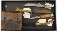 (4) knives to include; Edge Brand Solingen 460