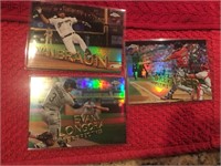 2016 Topps Chrome Perspective Lot of 3