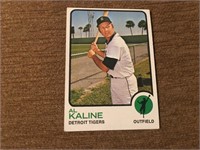 1973 Topps Al Kaline baseball trading card Detroit