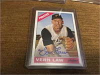 Vern Law 2016 Topps Archives 65th Anniversary On-o