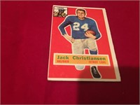 1956 Topps Football Jack Christiansen #20 Detroits