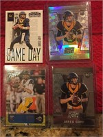 Jared Goff 4 Card RC Lot Nice Lot Prizm Contender