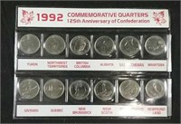 1992 Commemorative Quarters - 125th anniversary