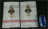 Turkey embroidered tea towels
