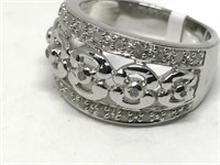 32B- Sterling Silver Diamond (0.30ct) Ring