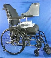 Like New Wheel chair w/ folding table, extra cover