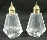 Vintage Goldwyn Crystal salt and pepper shakers