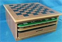 Unique Wooden multiple game set