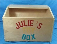 Wooden toy box 24 x 18