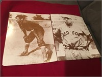 2 Large Babe Ruth Photos