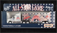 '97 Matchbox All Star Game Tractor Trailer New