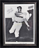 Cleveland Indians Bob Feller Autographed Picture