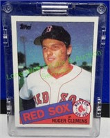 Topps 1985 Roger Clemens Rookie Baseball Card