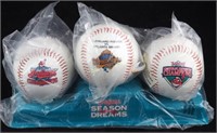 3 Cleveland Indians '96 Mcdonalds Baseballs