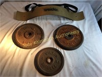 Weider Arm Curls Assist and Weights