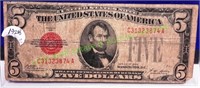 1928 5-Dollar Bill Bank Note